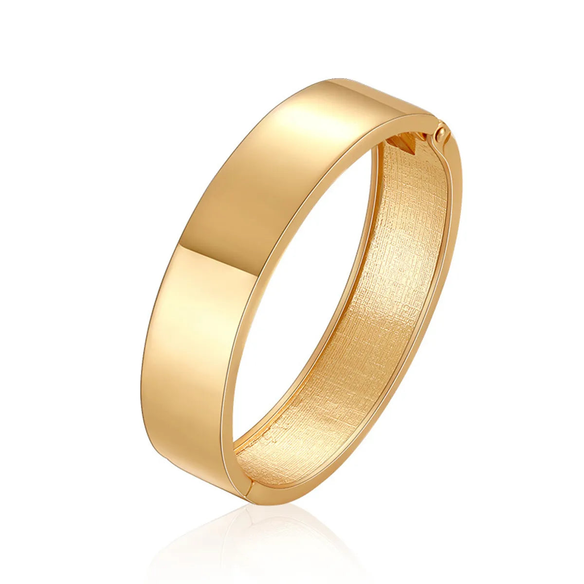 Wholesale Jewelry Simple Style Commute Solid Color Alloy Plating Bangle