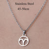 Wholesale Jewelry Simple Style Constellation 201 Stainless Steel Polishing Hollow Out Pendant Necklace