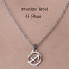 Wholesale Jewelry Simple Style Constellation 201 Stainless Steel Polishing Hollow Out Pendant Necklace