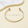 Simple Style Cross Heart Shape Knot Alloy Iron Plating Women'S Bangle