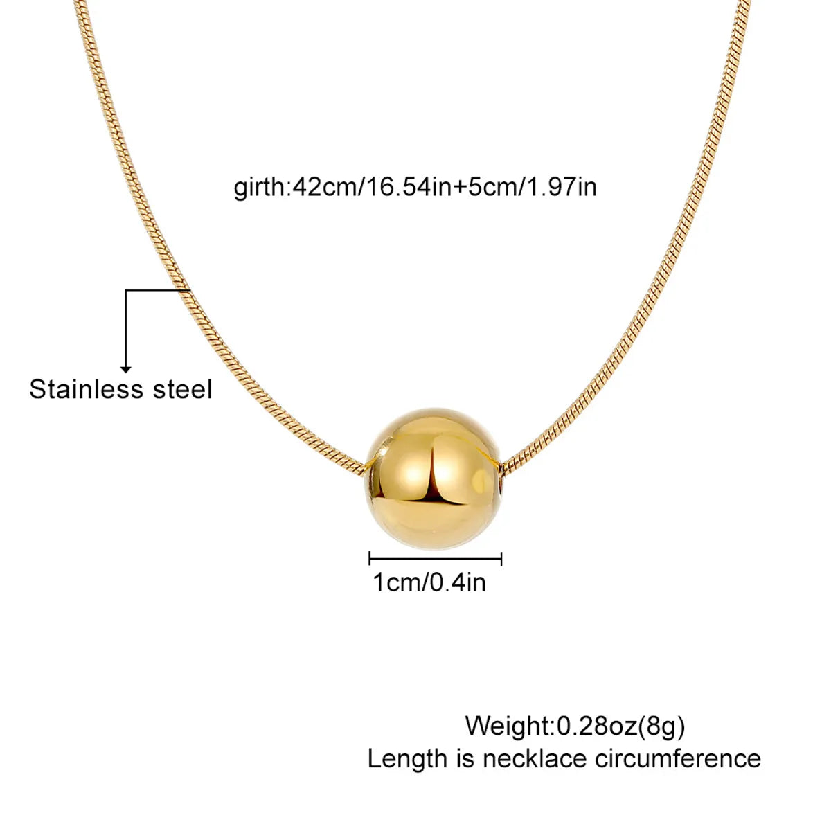 Wholesale Jewelry Simple Style Geometric 201 Stainless Steel Plating Pendant Necklace