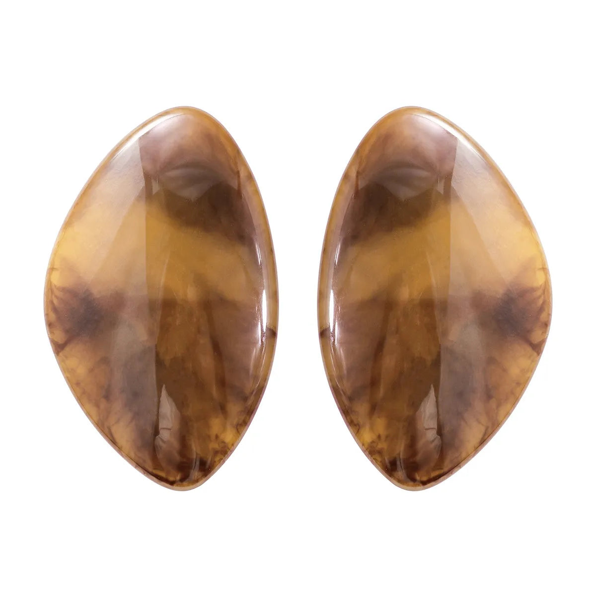 Wholesale Jewelry Simple Style Geometric Agate Ear Studs