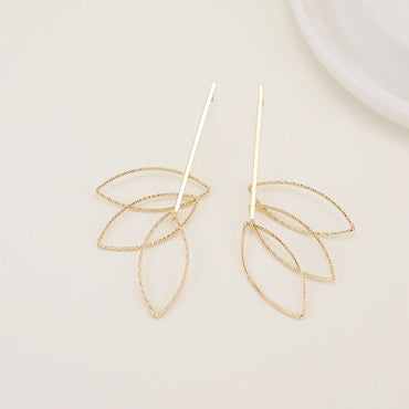 Wholesale Jewelry Simple Style Geometric Iron Hollow Out Ear Studs