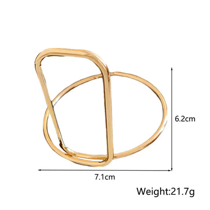 Simple Style Geometric Iron Wholesale Bangle