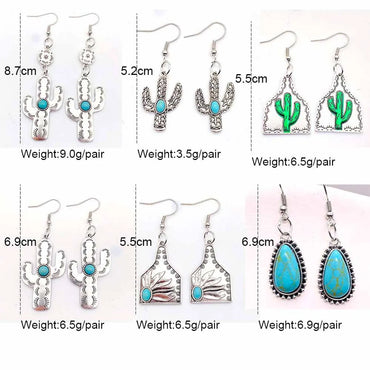 Wholesale Jewelry Simple Style Geometric Leaf Titanium Alloy Drop Earrings