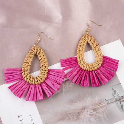 Wholesale Jewelry Simple Style Heart Shape Alloy Patchwork Drop Earrings