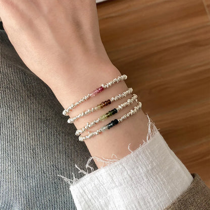 Wholesale Jewelry Simple Style Irregular Natural Stone Charm Bracelets