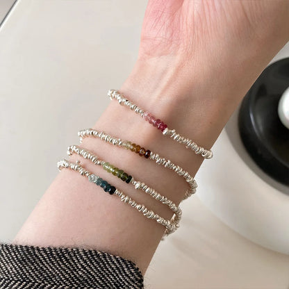 Wholesale Jewelry Simple Style Irregular Natural Stone Charm Bracelets