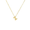 Wholesale Jewelry Simple Style Letter 304 Stainless Steel Gold Plated Plating Pendant Necklace