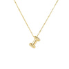 Wholesale Jewelry Simple Style Letter 304 Stainless Steel Gold Plated Plating Pendant Necklace