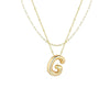 Wholesale Jewelry Simple Style Letter 304 Stainless Steel Gold Plated Plating Pendant Necklace