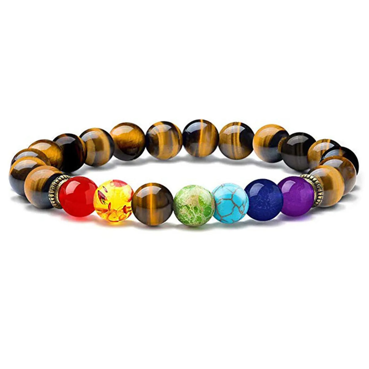 Simple Style Round Agate Wholesale Bracelets