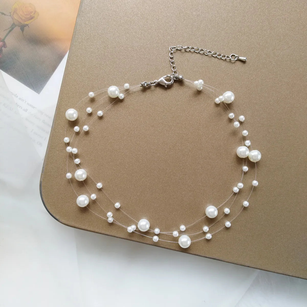 Wholesale Jewelry Simple Style Round Alloy Necklace