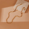 Wholesale Jewelry Simple Style Round Iron Artificial Pearls Polishing Plating Inlay Choker