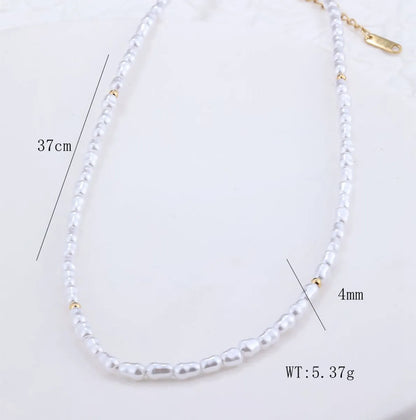 Wholesale Jewelry Simple Style Solid Color 304 Stainless Steel Natural Stone 18K Gold Plated Inlay Pendant Necklace