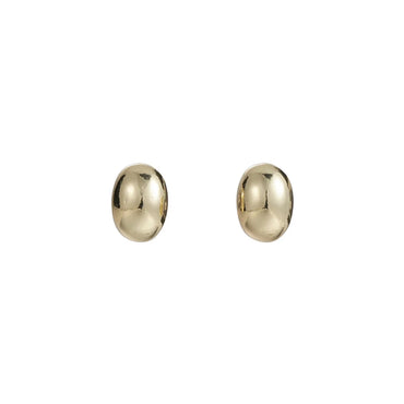 1 Pair Simple Style Solid Color Plating Alloy White Gold Plated Gold Plated Ear Studs