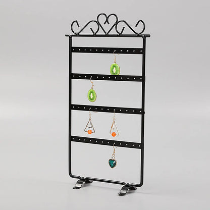 Wholesale Jewelry Simple Style Solid Color Metal Layered Jewelry Rack