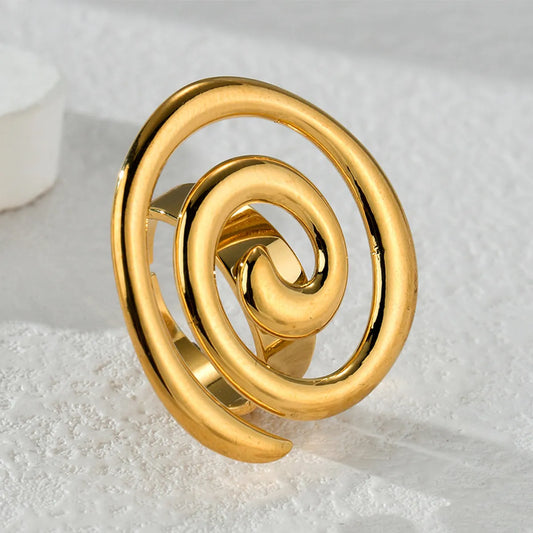 Wholesale Jewelry Simple Style Solid Color Titanium Steel Plating Rings Earrings