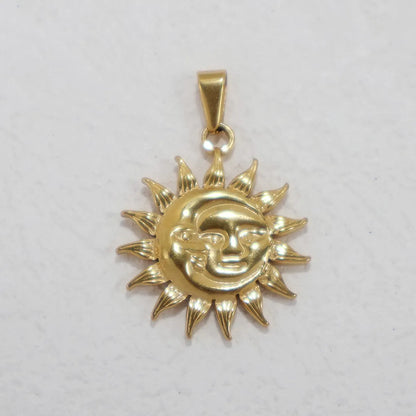 Wholesale Jewelry Simple Style Sun 304 Stainless Steel