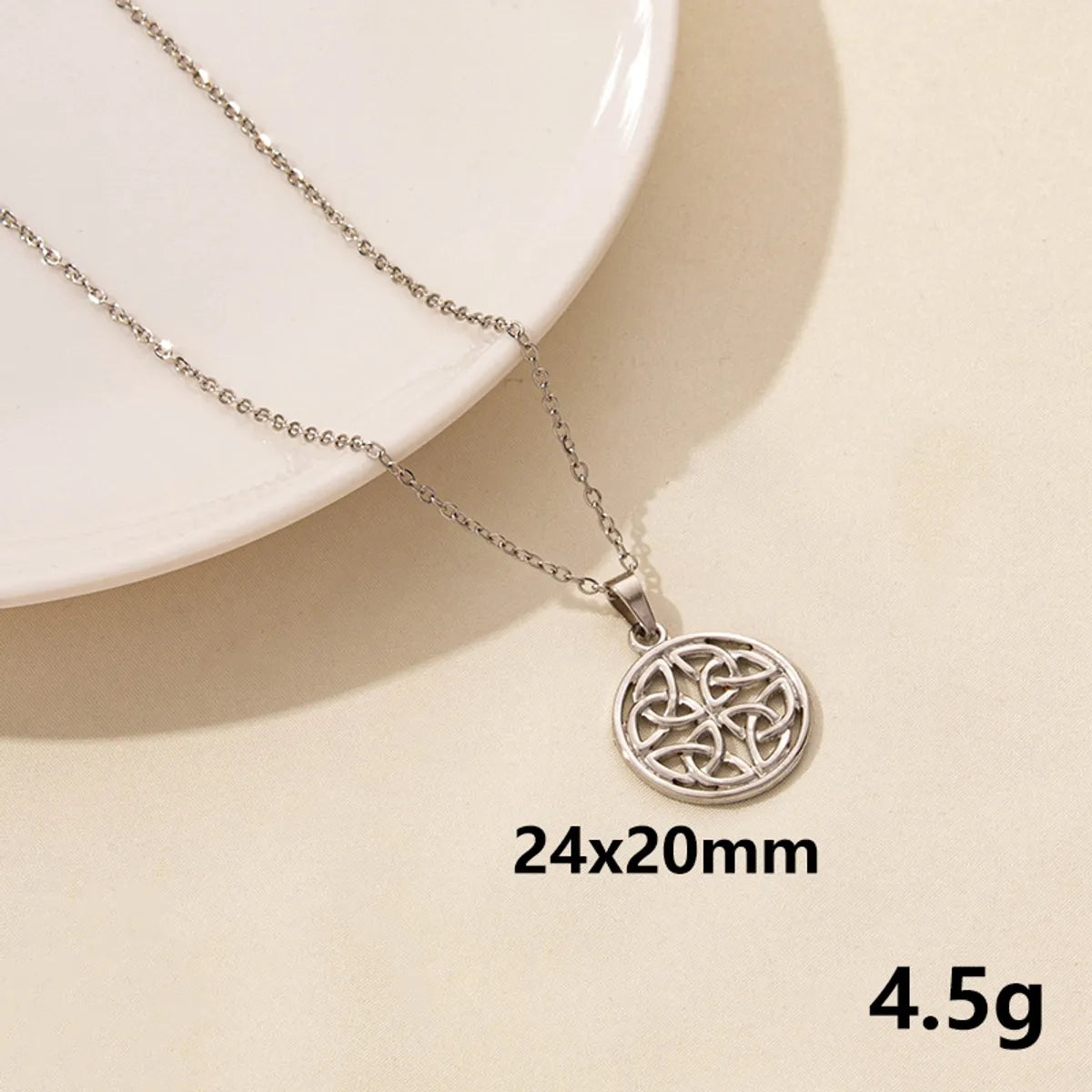 Wholesale Jewelry Simple Style Sun Heart Shape Butterfly 304 Stainless Steel Chain Pendant Necklace