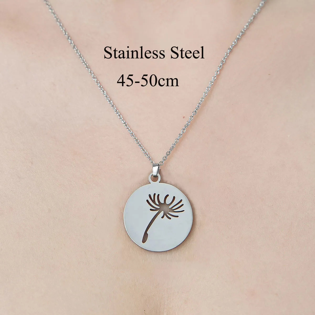 Wholesale Jewelry Simple Style Sun Spider 201 Stainless Steel Polishing Hollow Out Pendant Necklace