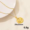 Wholesale Jewelry Simple Style Tortoise Knot 304 Stainless Steel Chain Pendant Necklace