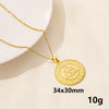 Wholesale Jewelry Simple Style Tortoise Knot 304 Stainless Steel Chain Pendant Necklace