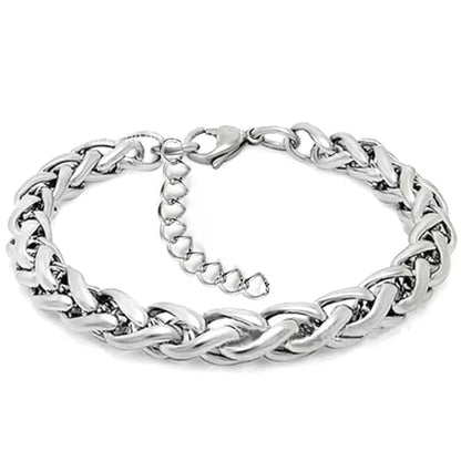 Fashion Geometric Titanium Steel No Inlaid Men'S Bracelets