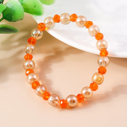 Wholesale Jewelry Sweet Round Beaded Glass Bracelets