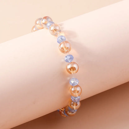 Wholesale Jewelry Sweet Round Beaded Glass Bracelets