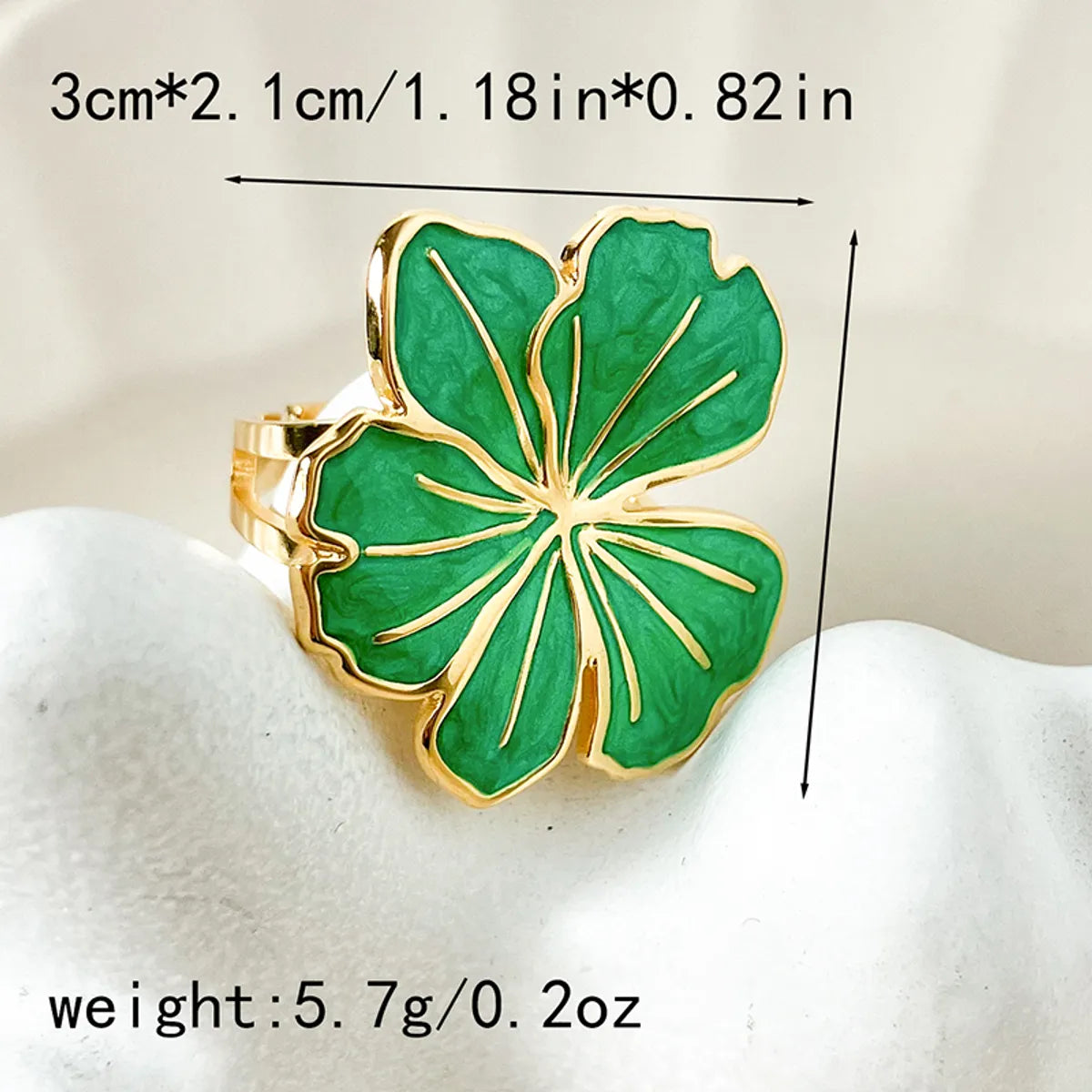 Wholesale Jewelry Vacation Pastoral Commute Flower 304 Stainless Steel 14K Gold Plated Enamel Plating Rings Earrings Jewelry Set