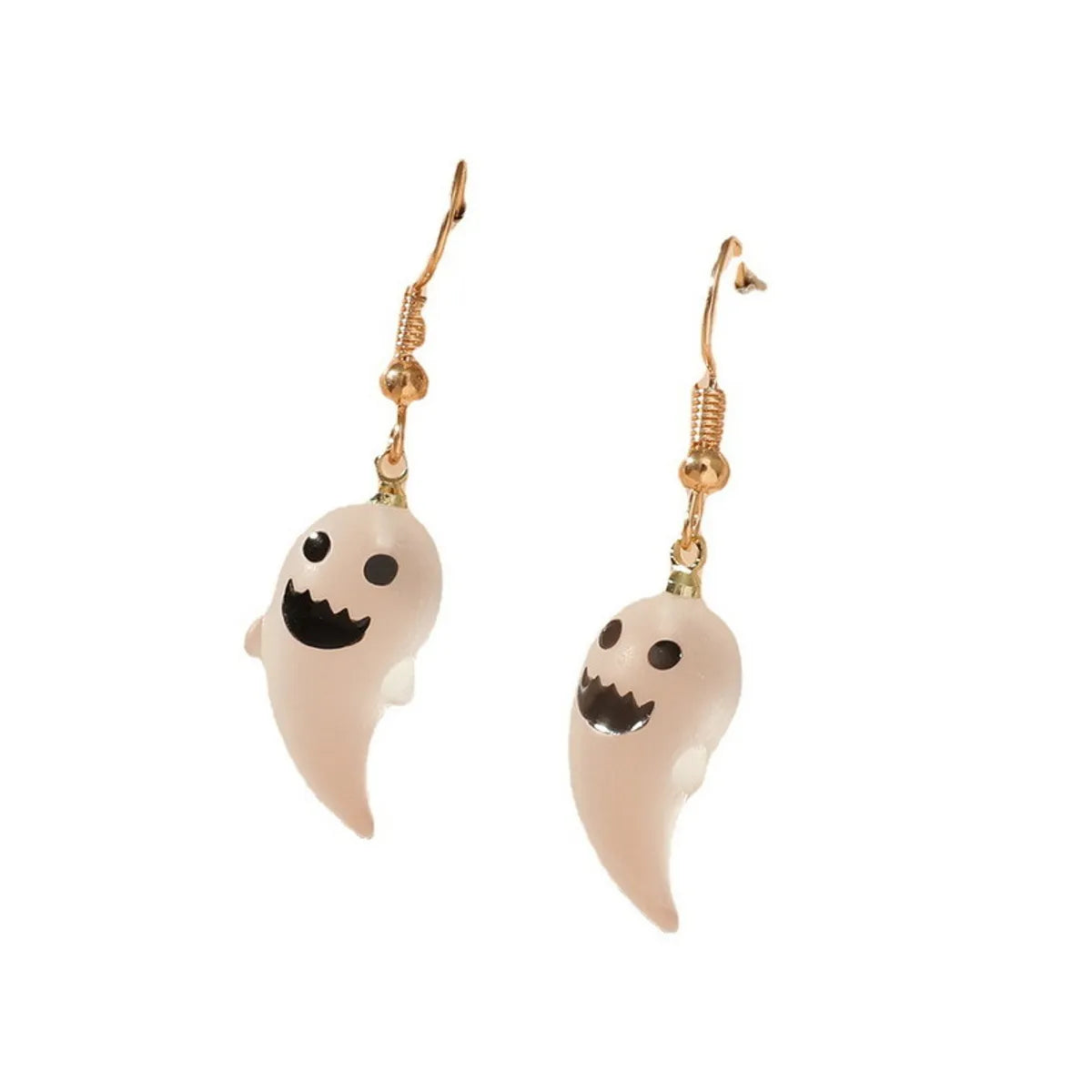 1 Pair Vintage Style Ghost Plating Resin Drop Earrings