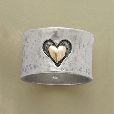 Wholesale Jewelry Vintage Style Heart Shape Alloy Plating Rings