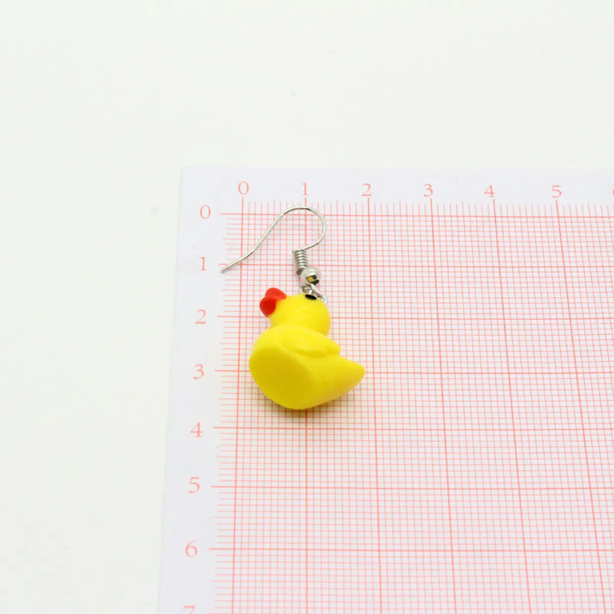 Shuo Europe And America Cross Border New Accessories Personality Yellow Duck Small Animal Earrings Earrings Irregular Three-dimensional Earrings