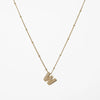 Copper Gold Plated Silver Plated Modern Style Classic Style Letter Copper Pendant Necklace