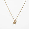 Copper Gold Plated Silver Plated Modern Style Classic Style Letter Copper Pendant Necklace