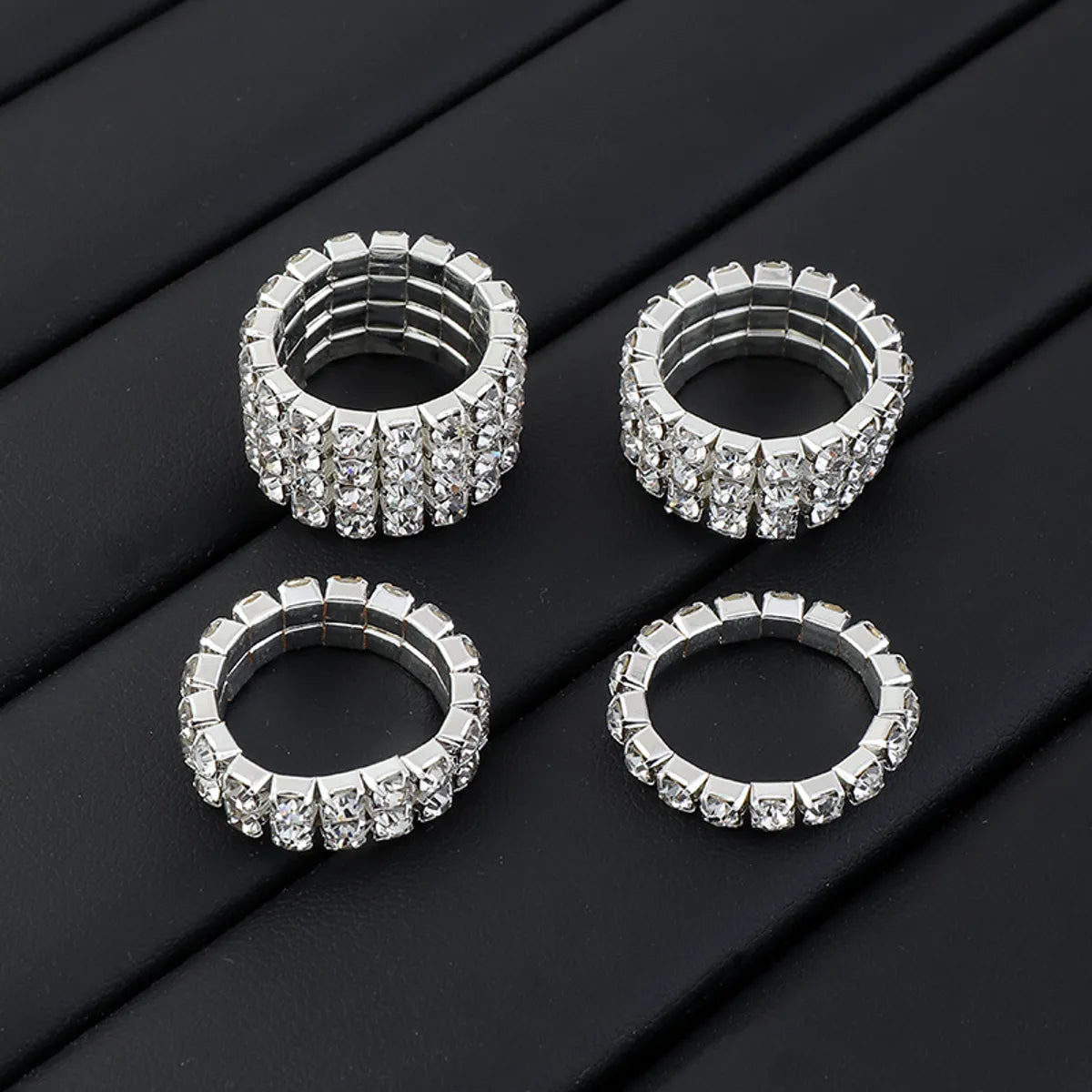 Wholesale Multi-drain Diamond Elastic Ring