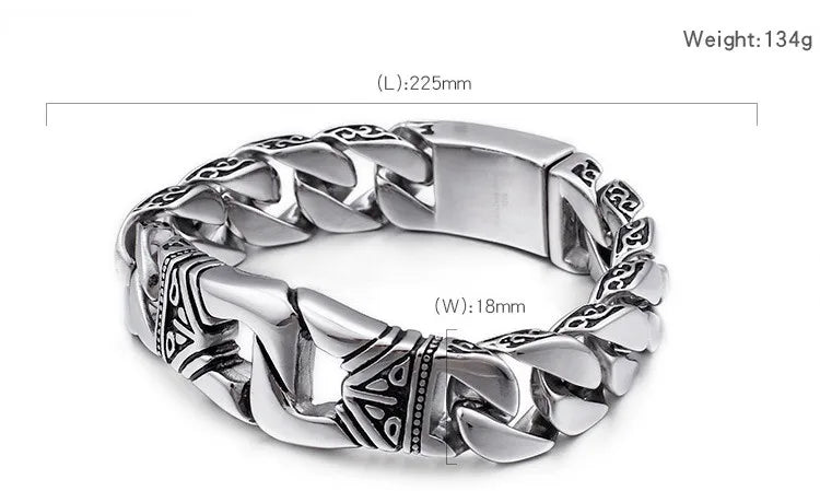 Wholesale Jewelry Punk Geometric 304 Stainless Steel Rings Bracelets