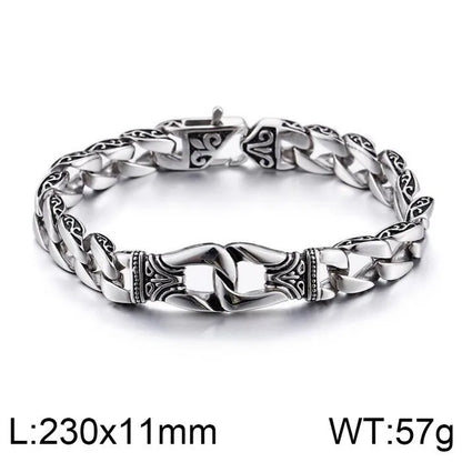 Wholesale Jewelry Punk Geometric 304 Stainless Steel Rings Bracelets