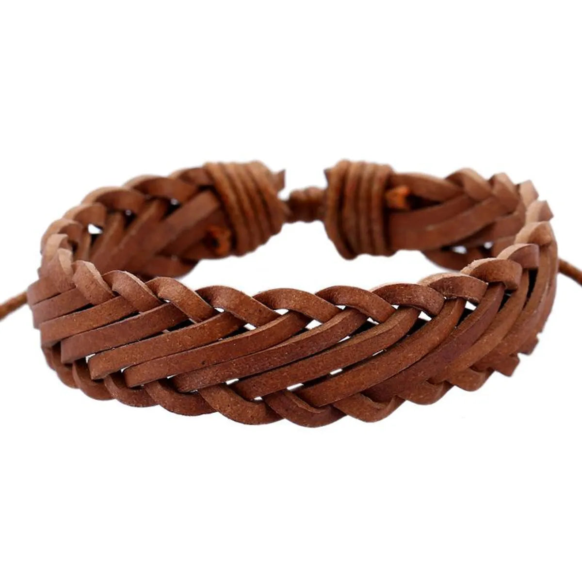 Wholesale Retro Personality Male Imitation Leather Bracelet Woven Multilayer Bracelet