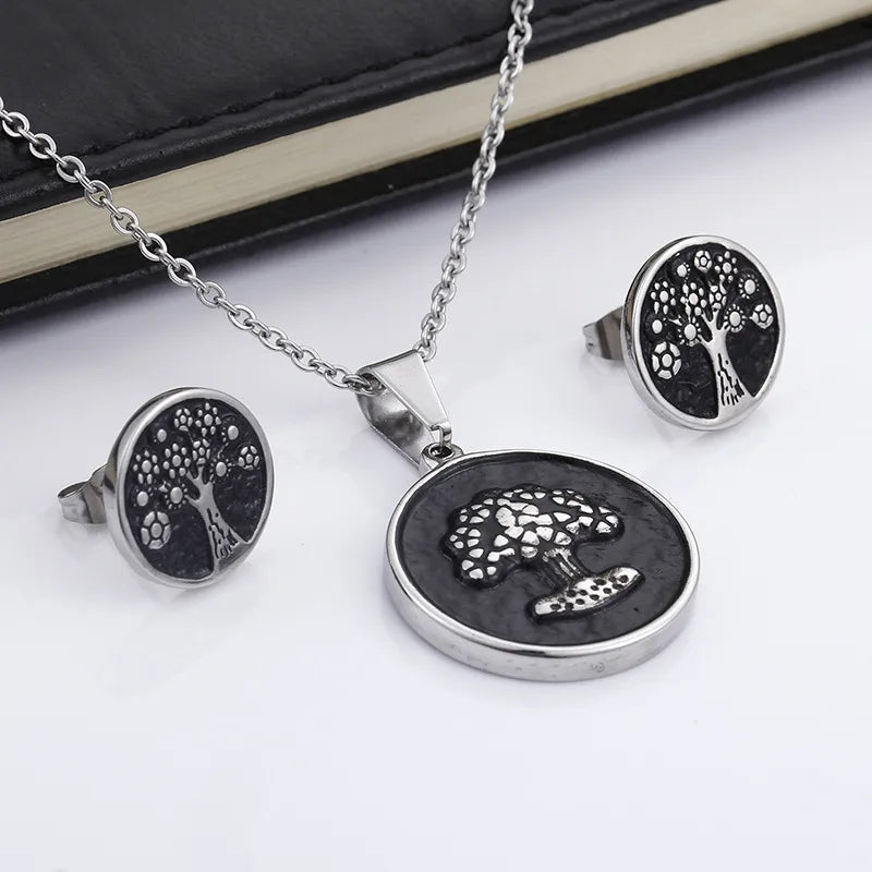 Wholesale Jewelry Fashion Flower 304 Stainless Steel No Inlaid