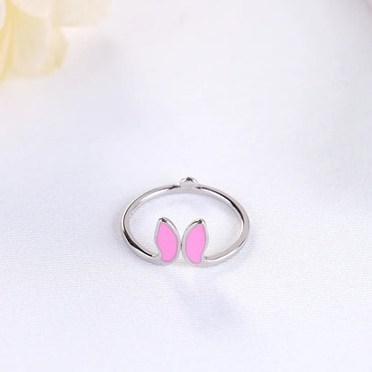 Wholesale Simple Style Classic Style Butterfly Copper Stoving Varnish Rings