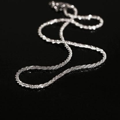 Wholesale Simple Style Classic Style Solid Color Titanium Steel Polishing Necklace