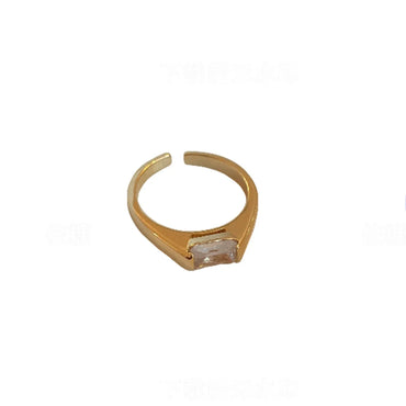 Wholesale Simple Style Geometric Copper Open Rings