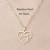 Wholesale Jewelry Simple Style Human Sun Paw Print 201 Stainless Steel 18K Gold Plated Polishing Plating Pendant Necklace