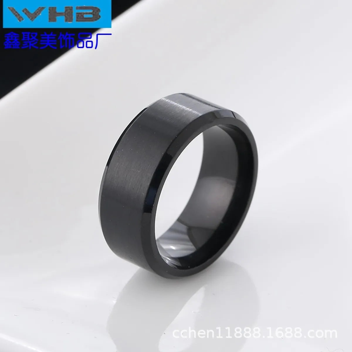 Wholesale Simple Style Round Stainless Steel Rings