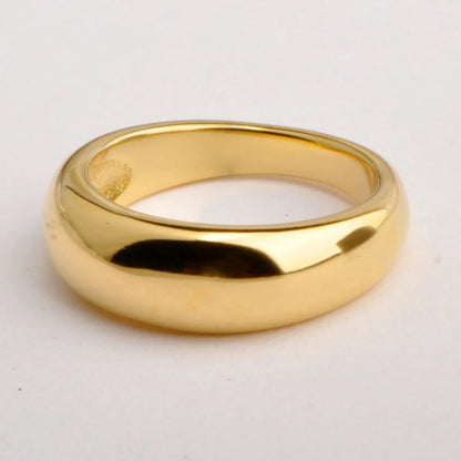 Wholesale Simple Style Solid Color Titanium Steel Rings