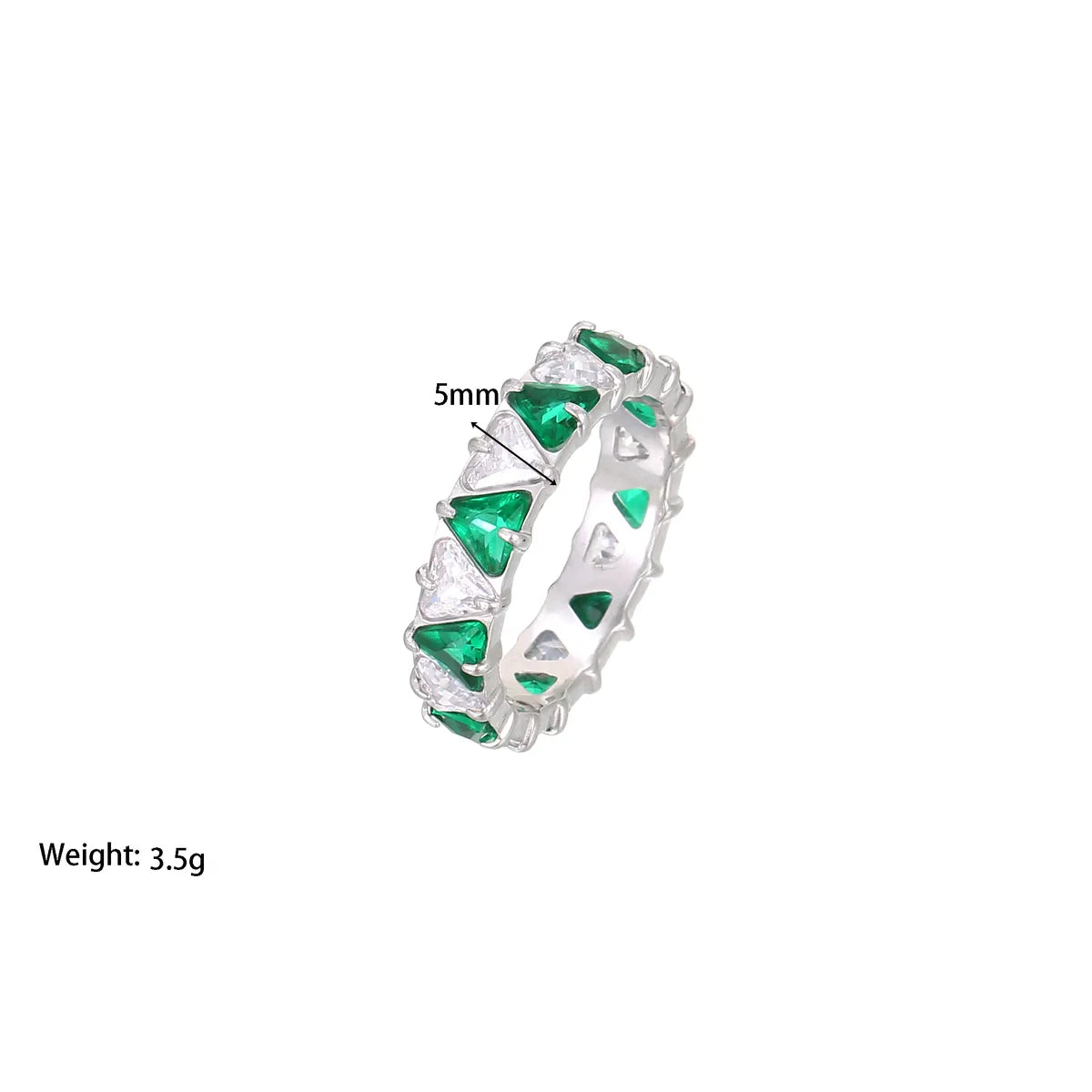 Wholesale Sweet Simple Style Heart Shape Stainless Steel Plating Inlay Zircon Rings