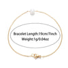 Sweet Simple Style Round 304 Stainless Steel Bracelets In Bulk