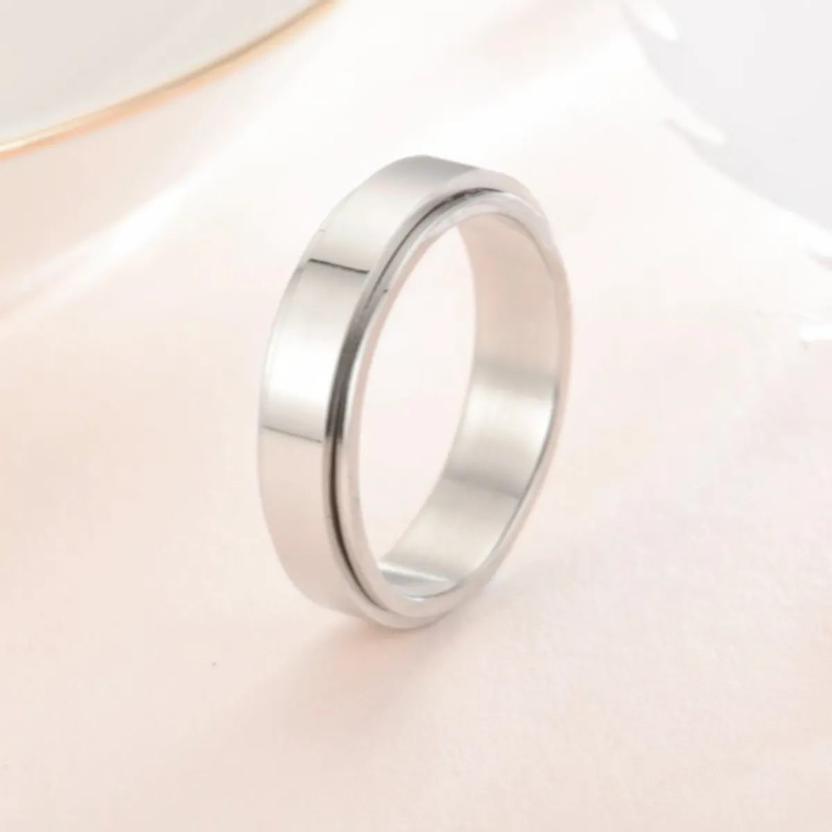 Wholesale Titanium Steel Rotatable Ring